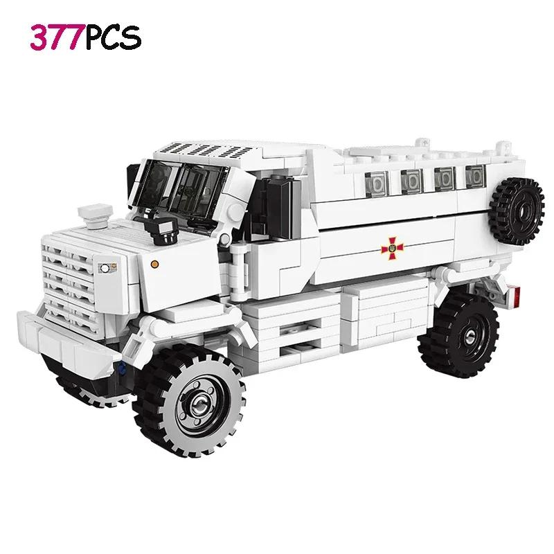 New Military Series Armored Vehicle Transport Truck Building Blocks Leopard Tank Set T64 Tank MOC Bricks Educational Toys