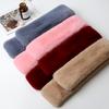 Winter Faux Rex Rabbit Fur Whole Skin Scarf Women Double-Sided Plush Thickened Warm Cross Neck Wrap Fur Collar Shawl