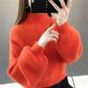 Winter Thick Sweater Women Jumper White Pull Femme Loose Pullover Knitted Fluffy Sweaters For Women Winter