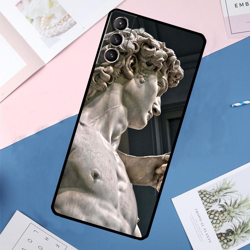 Художественный чехол Микеланджело для Samsung Galaxy S25 Ultra S24 S23 S22 S21 Ultra S9 S10 Plus S23 FE S25 FE Задняя крышка