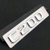 ABS Black Chrome Letters 3D Car Trunk Letters Badge For Mercedes Benz C 200 220 300 C200 C220 C300 C320 Logo Sticker Accessories AB1