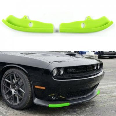 Зеленый Передний Сплиттер Губы Бампера Защитные Аксессуары Для Dodge Challenger 2015+