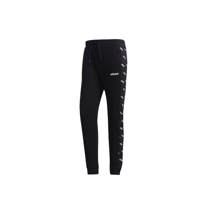 adidas Штаны спортивные мужские Jogger в стиле пэчворк с принтом логотипа, черные FM6076