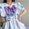 Maid Short Sleeve Cosplay One Piece Lolita Cos Large Size Moe Uniform Cultural Festival School Festival Costume Photo Shoot Cute Gothic Lolita