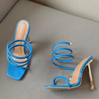 Новое поступление, модные белые женские сандалии, летние сандалии-гладиаторы с узкими ремешками, повседневные сандалии, женские пикантные туфли-лодочки на тонком высоком каблуке