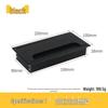 Desktop Cable Management Box: Flip-up Cover for Desk Cable Hole - Wire Pass-through and Decorative Rectangular Plate