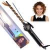 1/28 Inch Tourmaline Ceramic Curling Iron - PTC Rapid Heating Hair Curler with Multi-Level Temperature Control