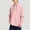 adidas Originals FW25 2-в-1 Лонгслив Вязаный Свободный Крой Рубашка-поло Мужские топы KR5054