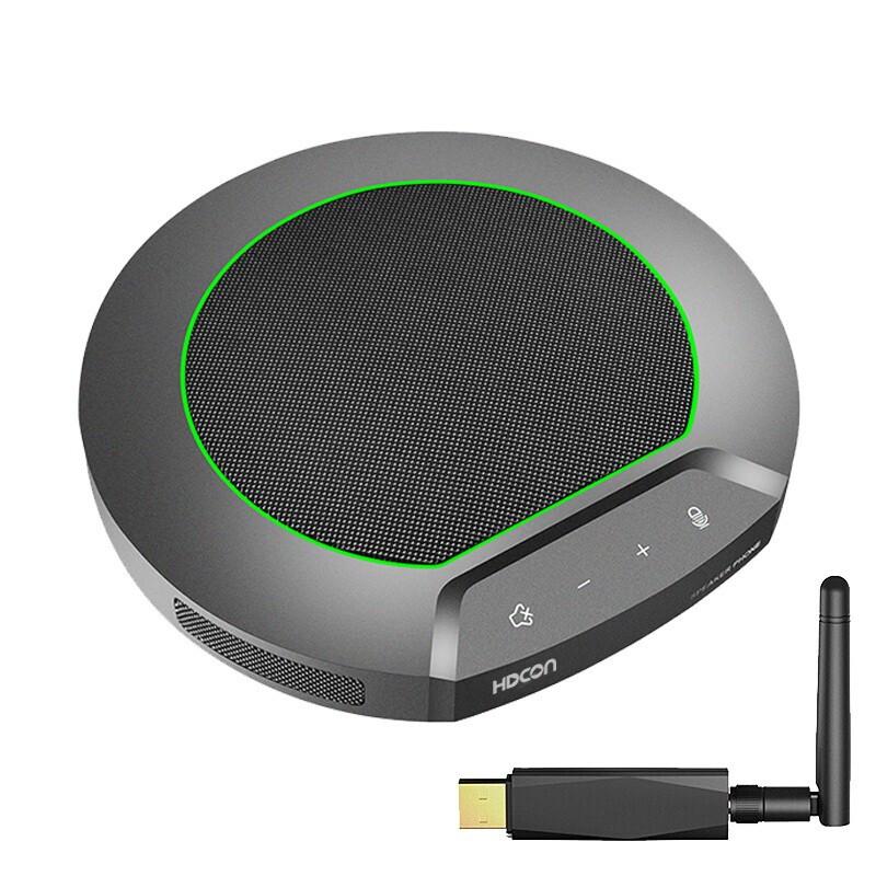 HDCON A750W Улучшенный 2,4G Беспроводной Всенаправленный Конференц-микрофон со встроенным динамиком (Китайская версия)