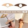 Wooden Thumb Bookmark One Hand Reading Book Page Holder Thumb Book Holder DIY Reading Aid
