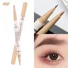 Двойная головка Sleeper Silkworm Pen Outline Shadow Concealer Eyeliner Natural Highlight Brightening водостойкий стойкий повседневный женский макияж