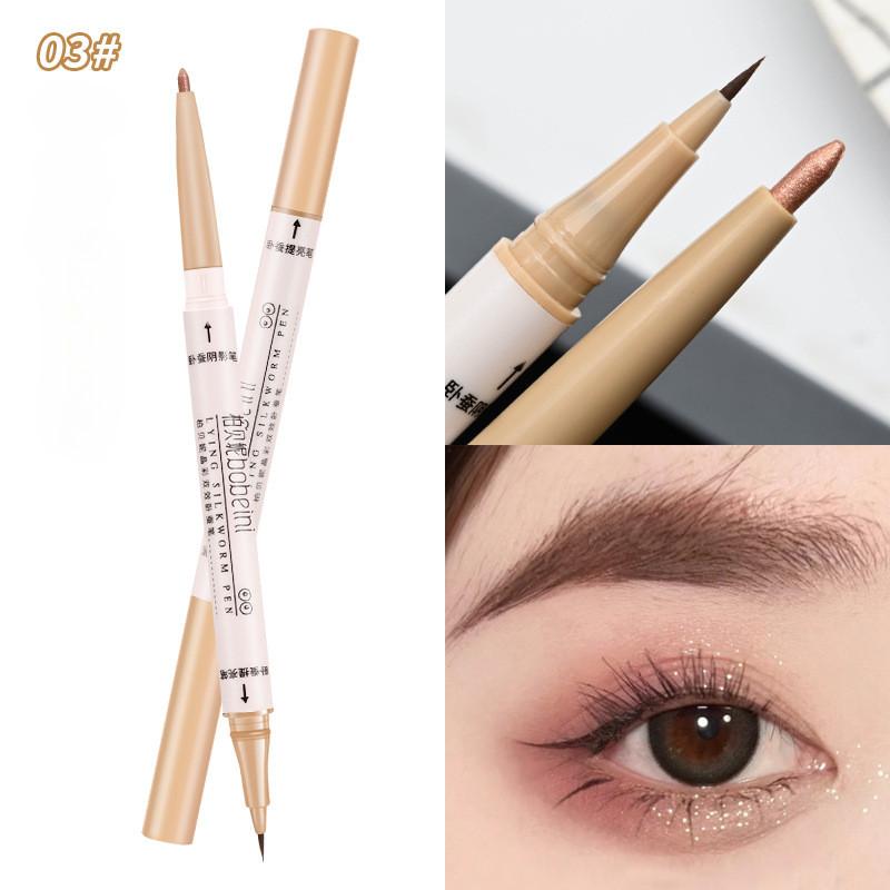 Двойная головка Sleeper Silkworm Pen Outline Shadow Concealer Eyeliner Natural Highlight Brightening водостойкий стойкий повседневный женский макияж