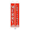 Festive Nutcracker Christmas Decoration Hanging Door Banner Soldier Character Porch Sign