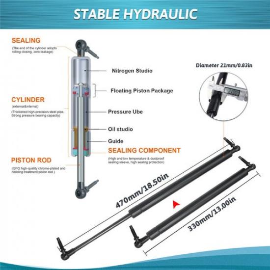 Rear Liftgate Hatch Tailgate Lift Supports Struts For Jeep Grand Cherokee 99-04