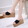Fashion Summer Women Sandals Fashion Comfortable Casual Wedges Slippers High Heels Platform Beach Shoes Flip Flops