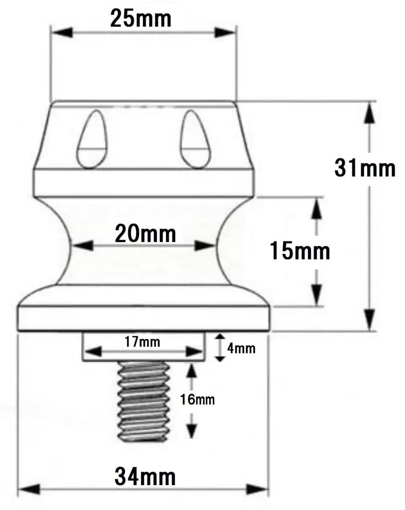 [D's Strano] Universal Swing Arm Spool Stand Hook Set of 2 Left and Right
