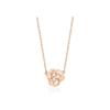 Tirr Lirr Bellarosa Silver Pink Necklace TNSSVP00121M