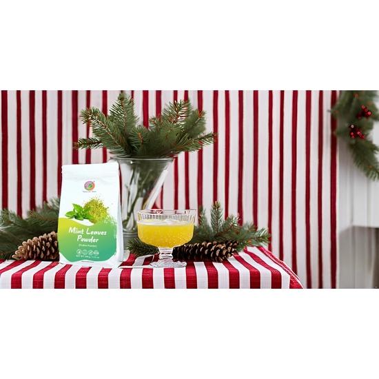 Листья мяты EATERY HARVEST от Saipro, порошок 200 г(100 г*2 упаковки) Натуральный порошок сухой мяты Pudina Для напитков, безалкогольных коктейлей, овощей