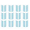 Forehead Decal Stickers for Kids Red Blue Washable Waterproof Face Tattoos for Cosplay Performances Flame Wave Designs Sticker