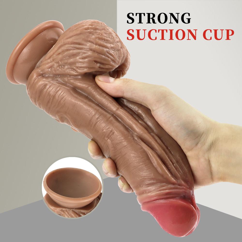Реалистичный фаллоимитатор 25 см с двойной плотностью, анальный фаллоимитатор, огромный фаллоимитатор на присоске, малайский фаллоимитатор, гигантский анальный дракон, толстый фаллоимитатор, секс-игрушки