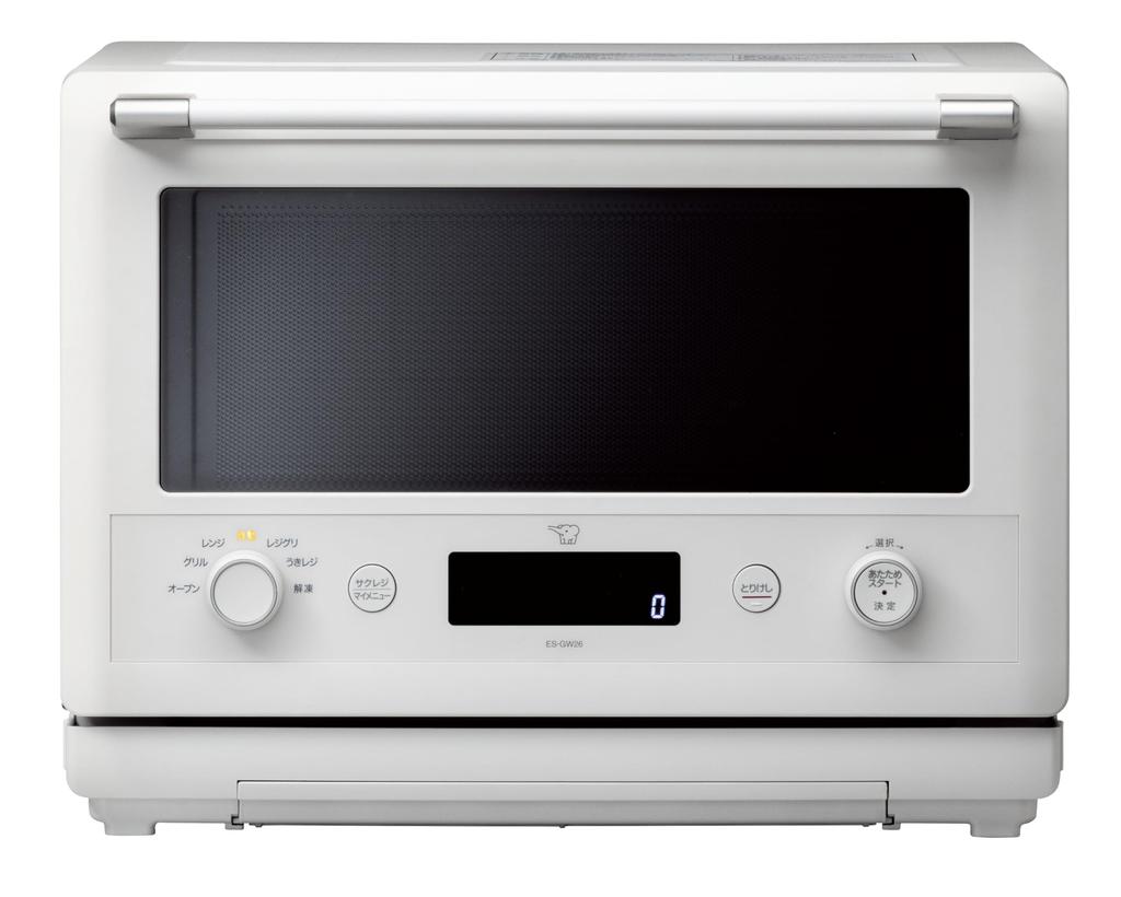Микроволновая печь Zojirushi EVERINO 26L, экономящая время, простая в использовании, квадратная тарелка Regigri Ukiregi Sakuregi, в комплекте белая & & ES-GW26-WA