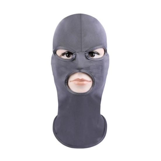 Унисекс полный шлем для верховой езды дышащий эластичный открытый рот показать глаза лицо капюшон взрослый косплей костюм