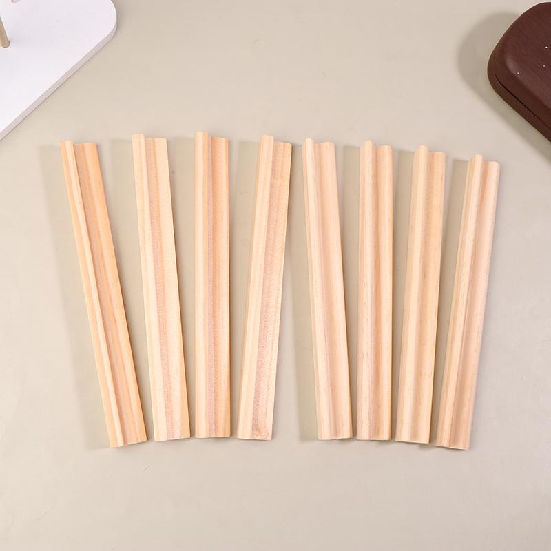 4Pcs Premium Rustic Wooden Spelling Frames - Natural Wood Construction, Includes Letter Replacement Stands Craft Supplies