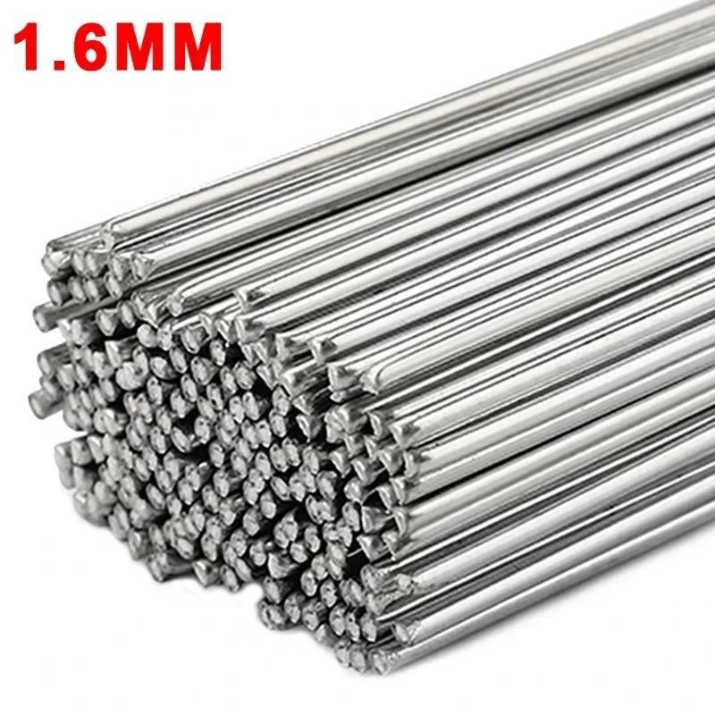 60pcs Low Temperature Easy Melt Aluminum Universal Silver Welding Rod Cored Wire Rod Solder No Need Solder Powder Weld Bar