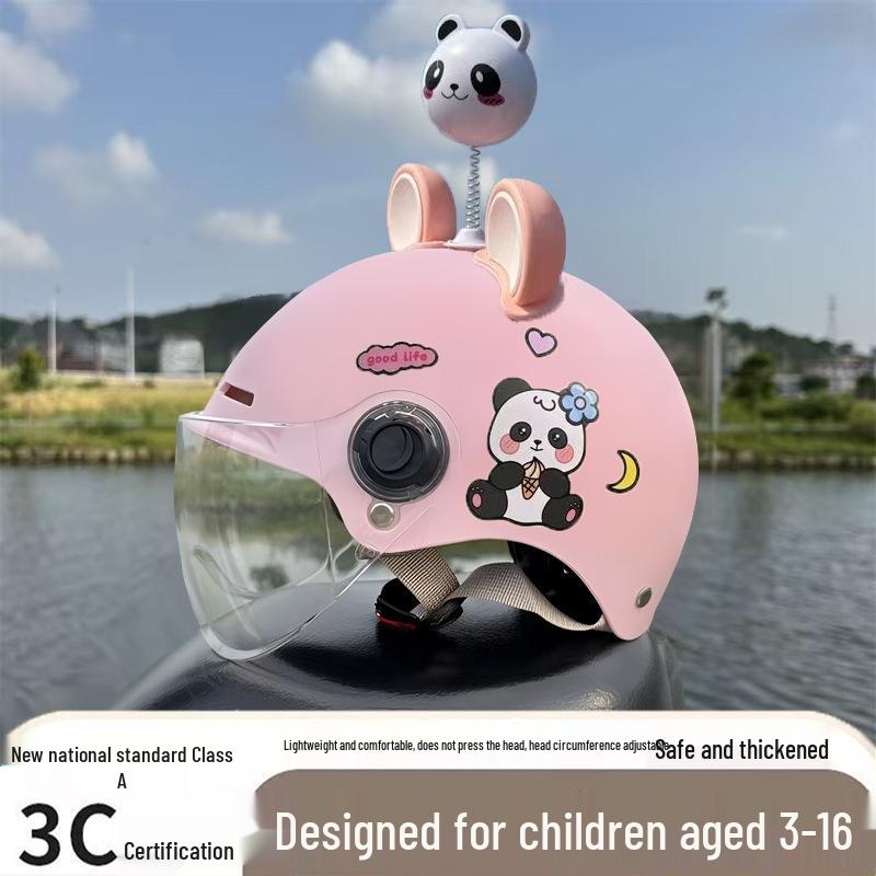 Ультралегкий дышащий детский шлем для электромобиля 3C с защитой от солнца, для мальчиков и девочек