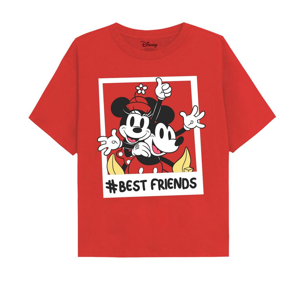 Disney Girls Bestfriends Mickey & Minnie Mouse T-Shirt