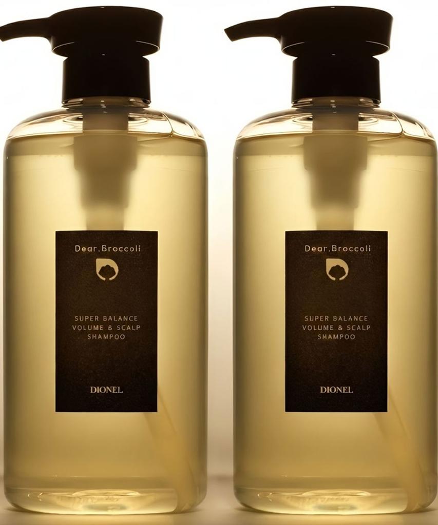Dear Broccoli Super Balance Volume & Scalp Shampoo 750ml (2 bottles)