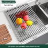 Adjustable Stainless Steel Sink Drainer & Basket