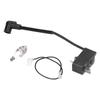 Ignition Coil Sparking Plug Kit Replacement Fit for Stihl FS80 FS80R FS85 KM55 FR85