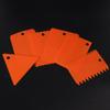 Plastic Clay Scrapers Orange Plastic Clay Scraper 6Pcs Handle Carved Soft Clay Sculpture DIY Tool Soft Clay Tool