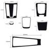 6Pcs Glossy Piano Black Console Gear Shift Cover Trim For Porsche 718 Boxster