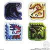 Bandai Monster Hunter 20-летие Магниты с персонажами Жевательная конфета (14 штук) Игрушки/Жевание (Охотник на монстров)