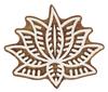 Textile Printing Block Lotus Hand Carved Wooden Stamp Wood Block Printing Textile Stamps For Fabric  Pottery