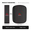 For Mitsubishi 1/2PCS Car Leather seat belt protective neck and shoulders cover Outlander Lancer L200 ASX Pajero Grandis Eclipse