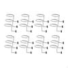 24Pcs Anti Wall Mount Metal Helmet Display Holder Stand Hanger Hook for Painter Cowboy Sun Hat