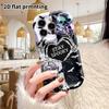 Phone Case: 2D flat design suitable for iPhone 18 17 16 15 14 13 Pro film protective case, couple style, cartoon skull, Christmas and Halloween gift