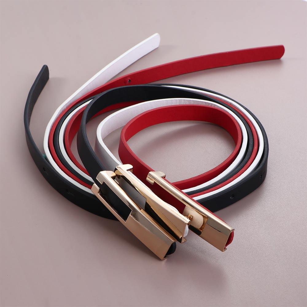 Vintage Women Waist Decor Fine Belt Small Jeans Leather Waistband Waist Band Waist Belt Women Belts