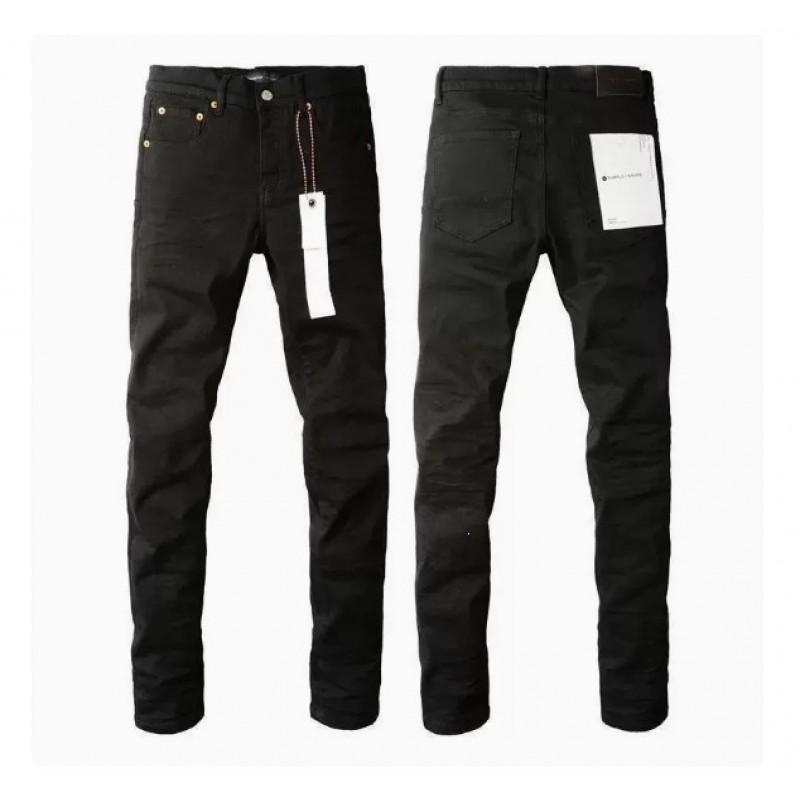 Mens Slim Fit Jeans Streetwear Distressed Embroidered Denim Pants Youth