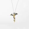 Personality Dragon Sword Winding Shape Necklace Creative Luminous Pendant Trendy Rock Jewelry