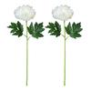 2 Pcs Artificial Chrysanthemum Stems Realistic Fake Chrysanthemum Faux Flower with Flexible Stem for Floral Arrangement Table Centerpiece