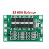 Плата защиты зарядного устройства литий-ионных аккумуляторов 3S 4S 40A 60A BMS 18650 для двигателя дрели 11.1V 12.6V/14.8V Улучшенный баланс