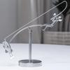 2Pcs Fisherman Balancing Sculpture Kinetic Balance Art Sculpture Interactive Fishing Figure Desktop Ornament for Home Office Decor Stress Relief Gift