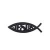 3D Premium Jesus Fish Symbol Logo for car Motorcycle Engine Hood Fender trunk Tail Rear Bonnet Nameplate Decal Emblem Badge Sticker