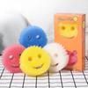 3Pcs Creativity Dishwashing Sponge Smile Magic Household Kitchenware Bathroom Cleaning Tools Scouring Oil Absorbing Scouring Pad