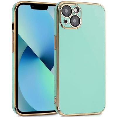 Coque De Protection - E.F.CONNECTION - Pour iPhone 13 - Souple TPU - Slim - Turquoise