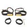 39-41MM Motorcycle ATV Front Fork Turning Signal Indicator Lights Amber Lighting Daytime Running Lamp for Honda Kawasaki Suzuki